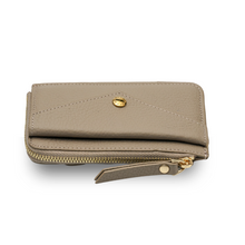 Görseli Galeri görüntüleyiciye yükleyin, YOUZ. Kişiselleştirilebilir Deri Cüzdan BEJ