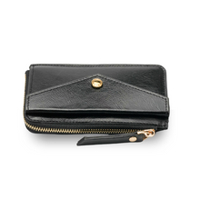 Görseli Galeri görüntüleyiciye yükleyin, GLAM. Kişiselleştirilebilir Deri Cüzdan SİYAH