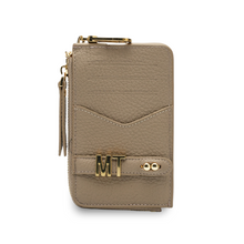 Görseli Galeri görüntüleyiciye yükleyin, YOUZ. Kişiselleştirilebilir Deri Cüzdan BEJ