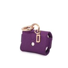 Görseli Galeri görüntüleyiciye yükleyin, YOUZ. Kişiselleştirilebilir Deri AirPods Kılıfı MOR