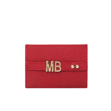 Görseli Galeri görüntüleyiciye yükleyin, YOUZ. Kişiselleştirilebilir Deri Kartlık Kırmızı