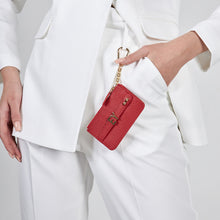 Görseli Galeri görüntüleyiciye yükleyin, YOUZ. Kişiselleştirilebilir Deri Mini Cüzdan Kırmızı